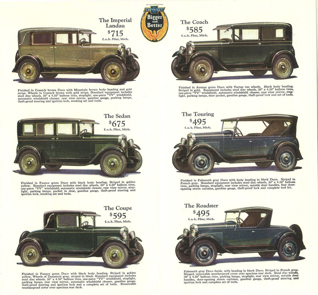 1928 Chevrolet Auto Advertising